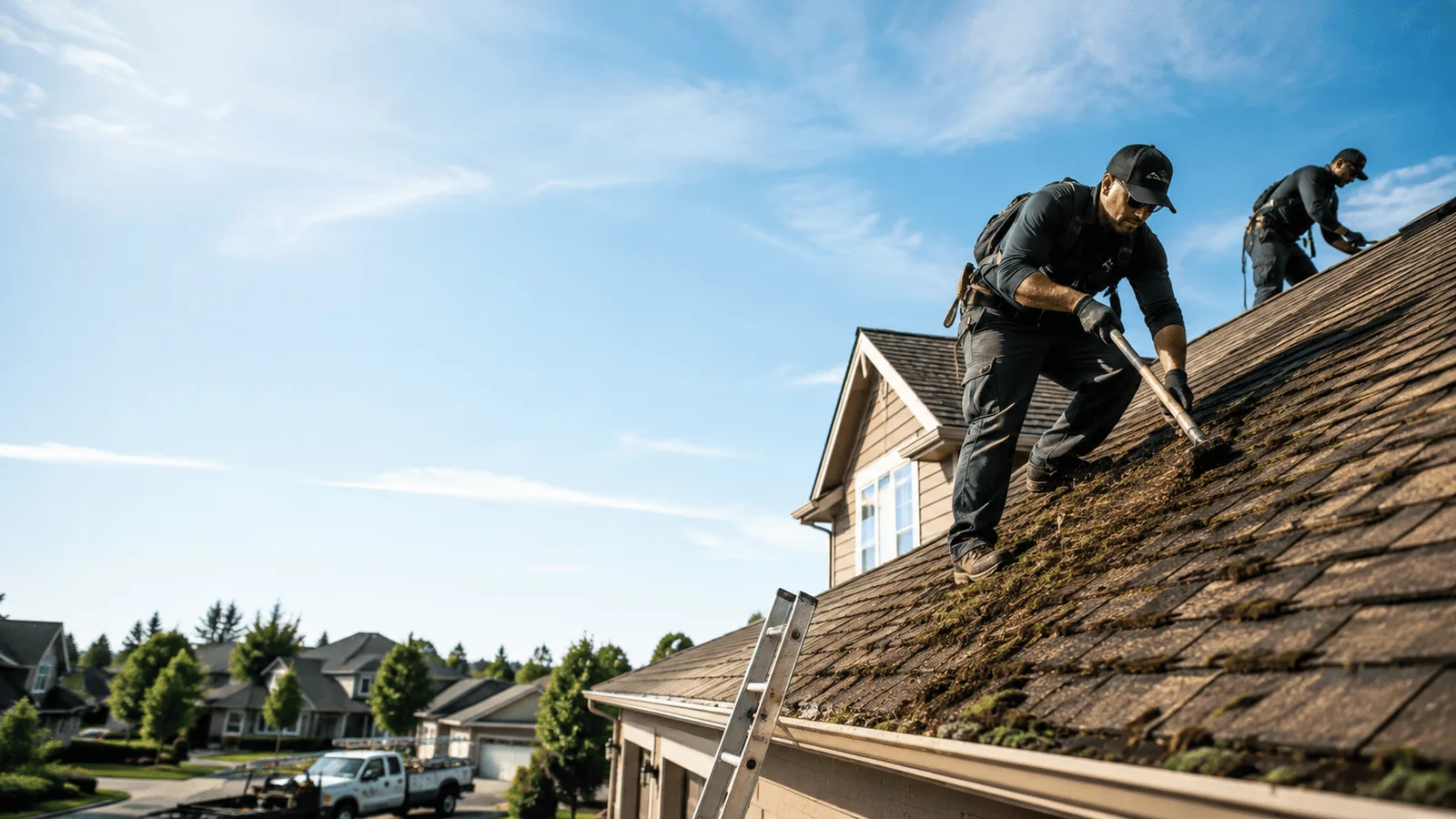 Roof Moss Removal in Hinton, OK near me